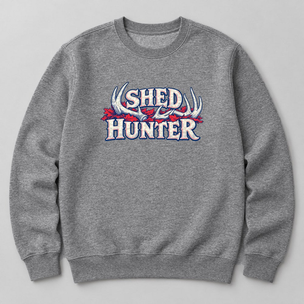 Shed Hunter Sweatshirt in Heather Grey