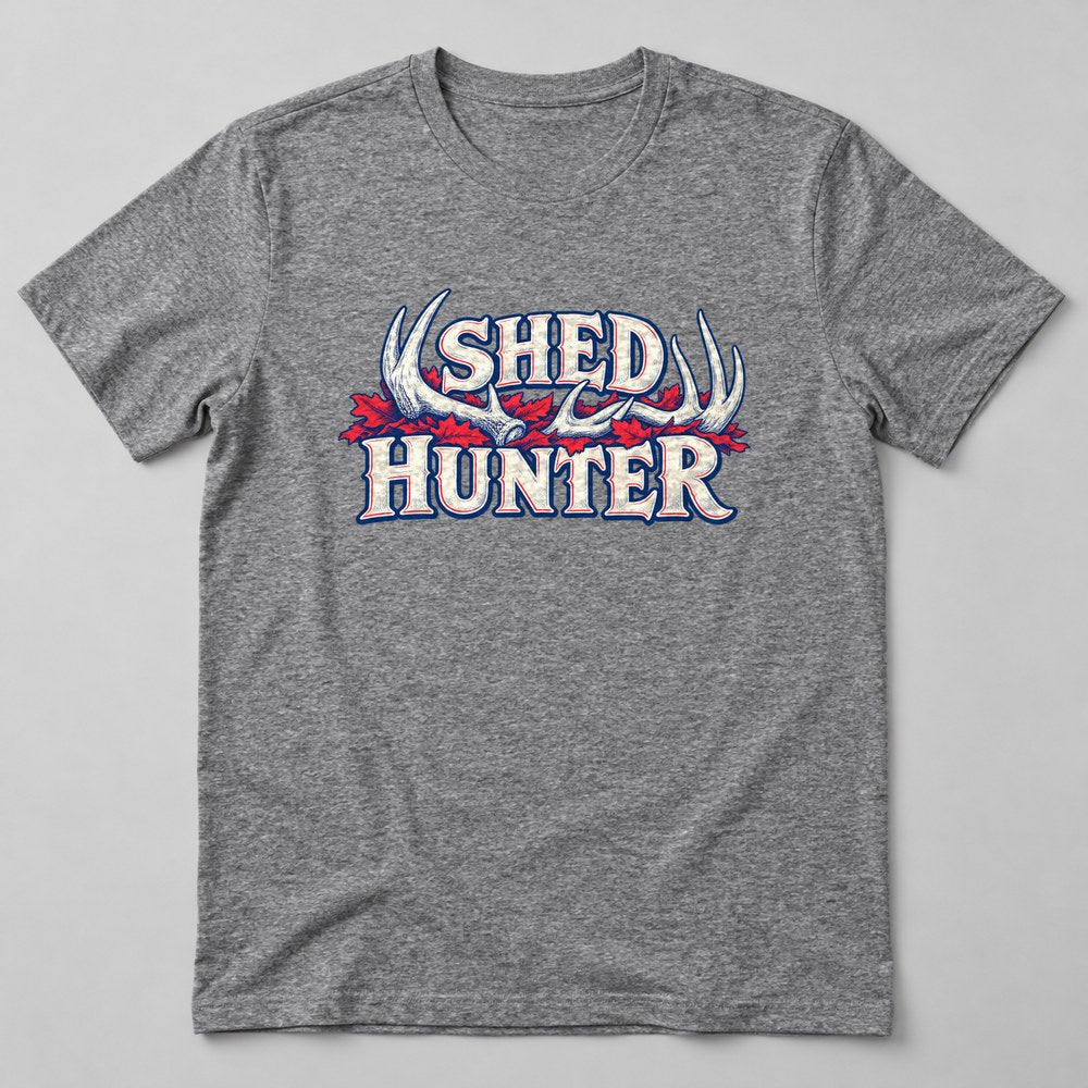 Shed Hunter T-Shirt in Heather Grey