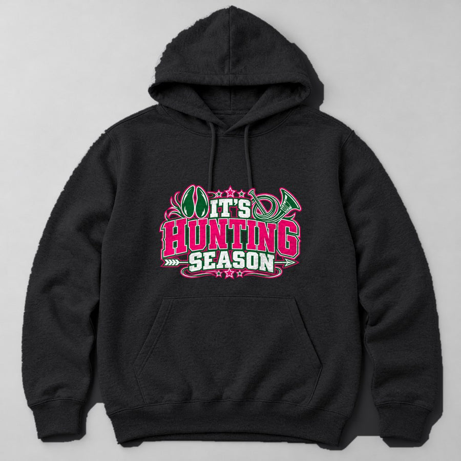 It's Hunting Season Hoodie in Black