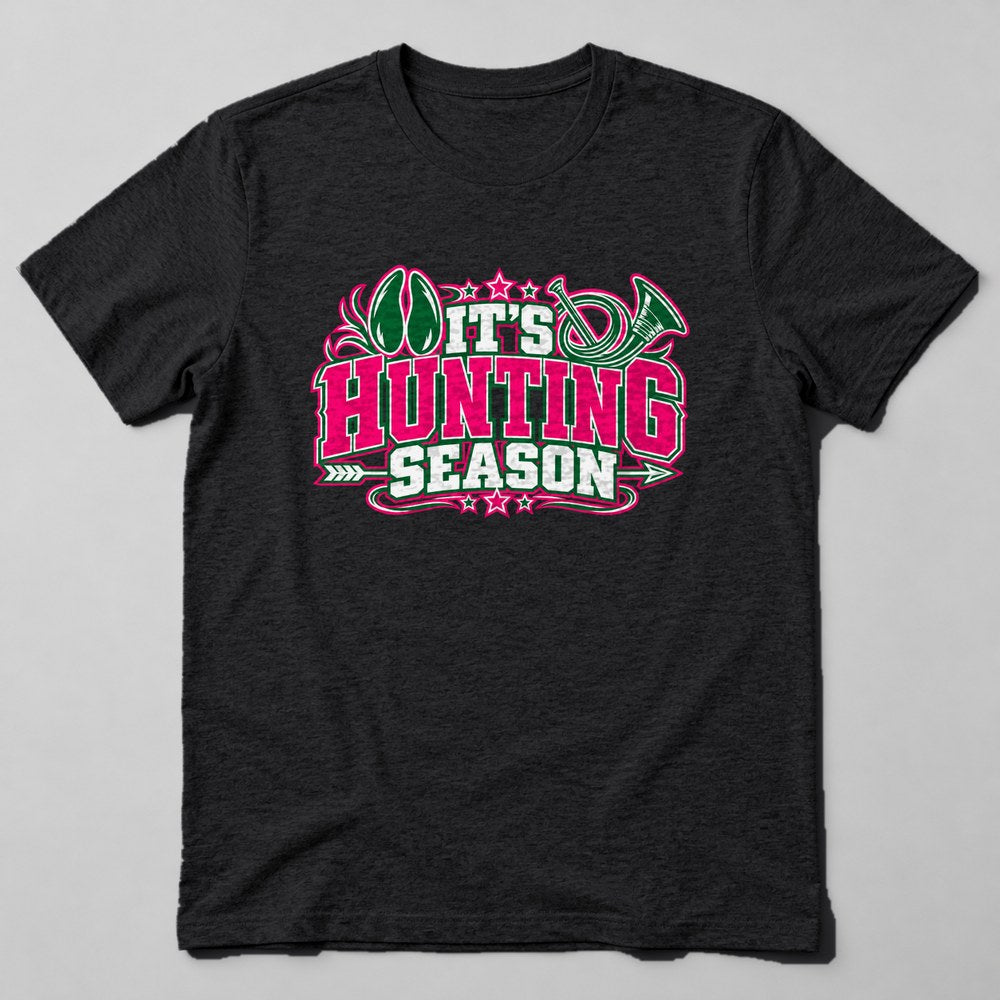 It's Hunting Season T-Shirt in Black