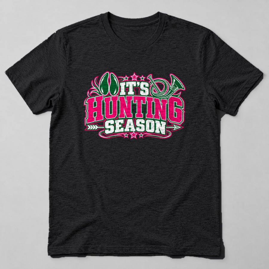 It's Hunting Season T-Shirt in Black