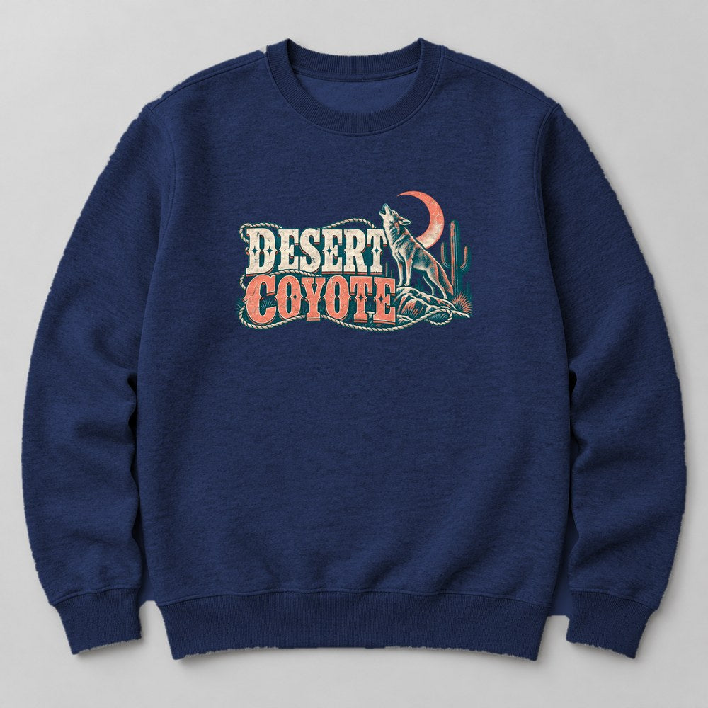 Desert Coyote Sweatshirt in Navy