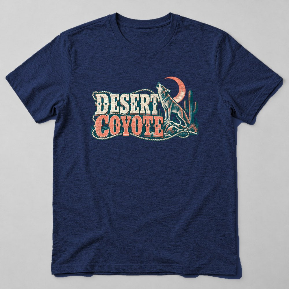 Desert Coyote T-Shirt in Navy