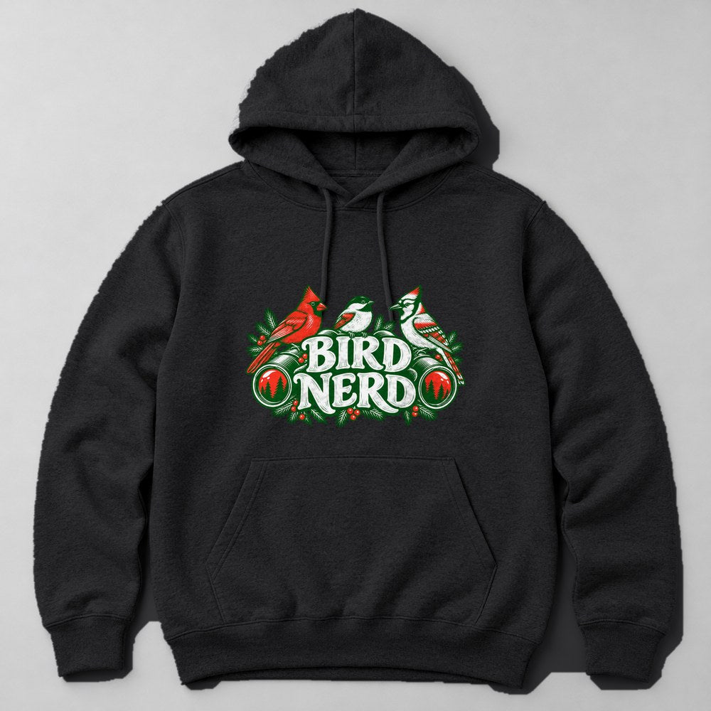 Bird Nerd Hoodie in Black
