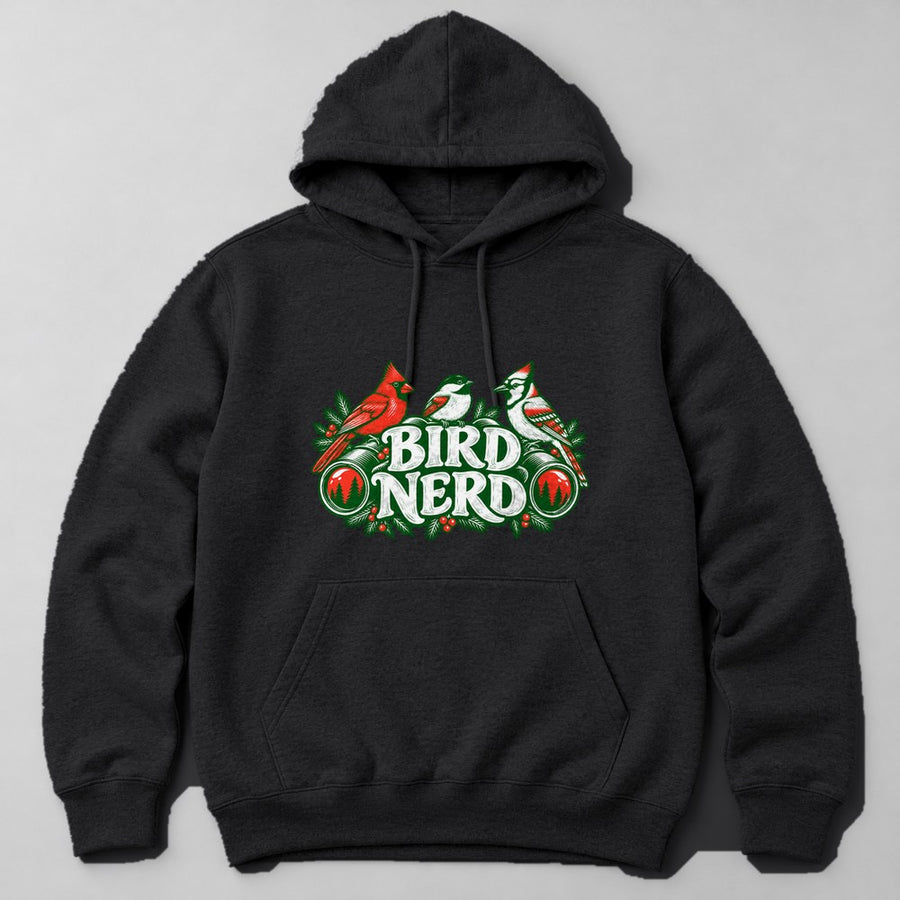 Bird Nerd Hoodie in Black