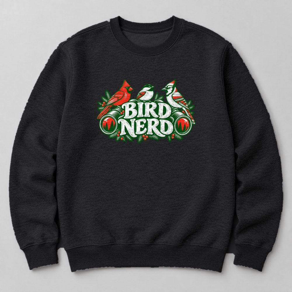 Bird Nerd Sweatshirt in Black
