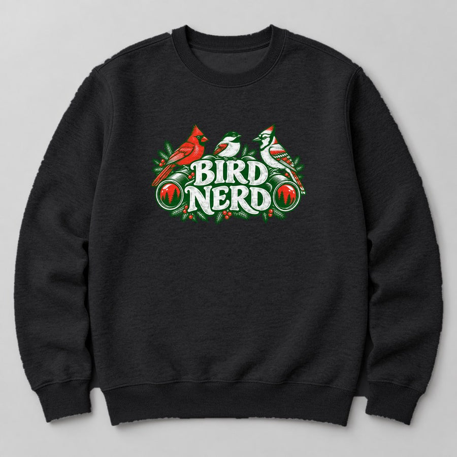 Bird Nerd Sweatshirt in Black