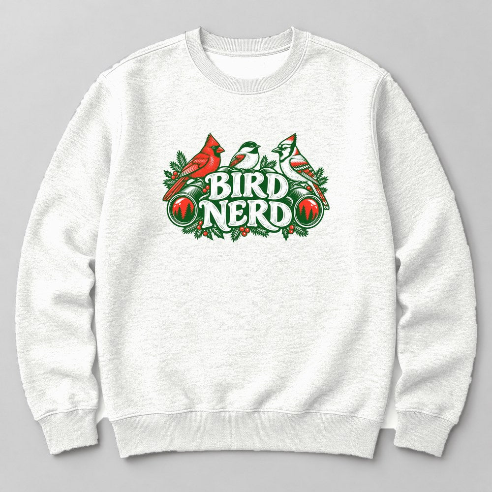 Bird Nerd Sweatshirt in White