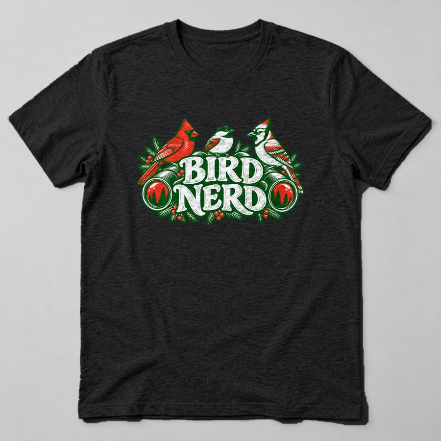 Bird Nerd T-Shirt in Black