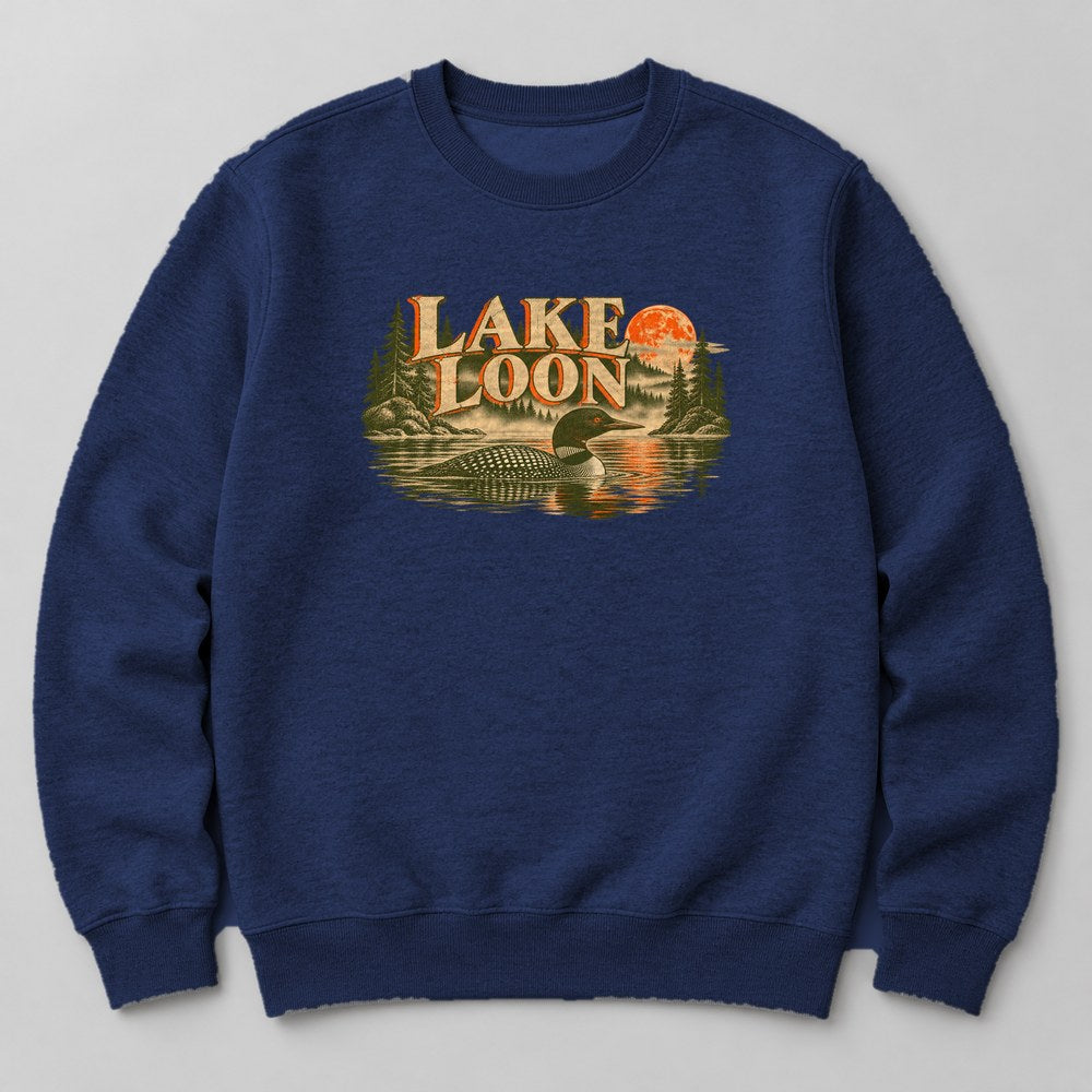 Lake Loon Sweatshirt in Navy