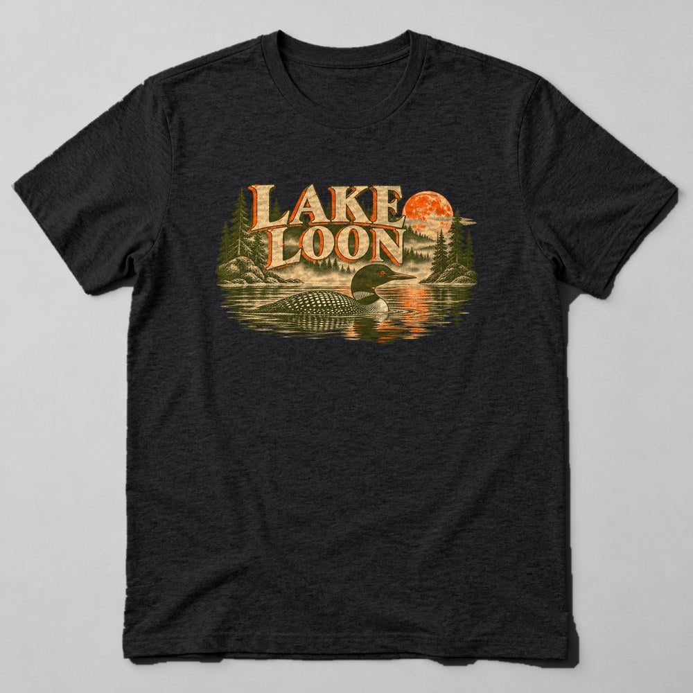 Lake Loon T-Shirt in Black