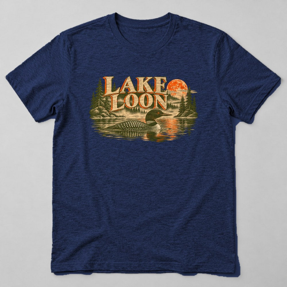 Lake Loon T-Shirt in Navy
