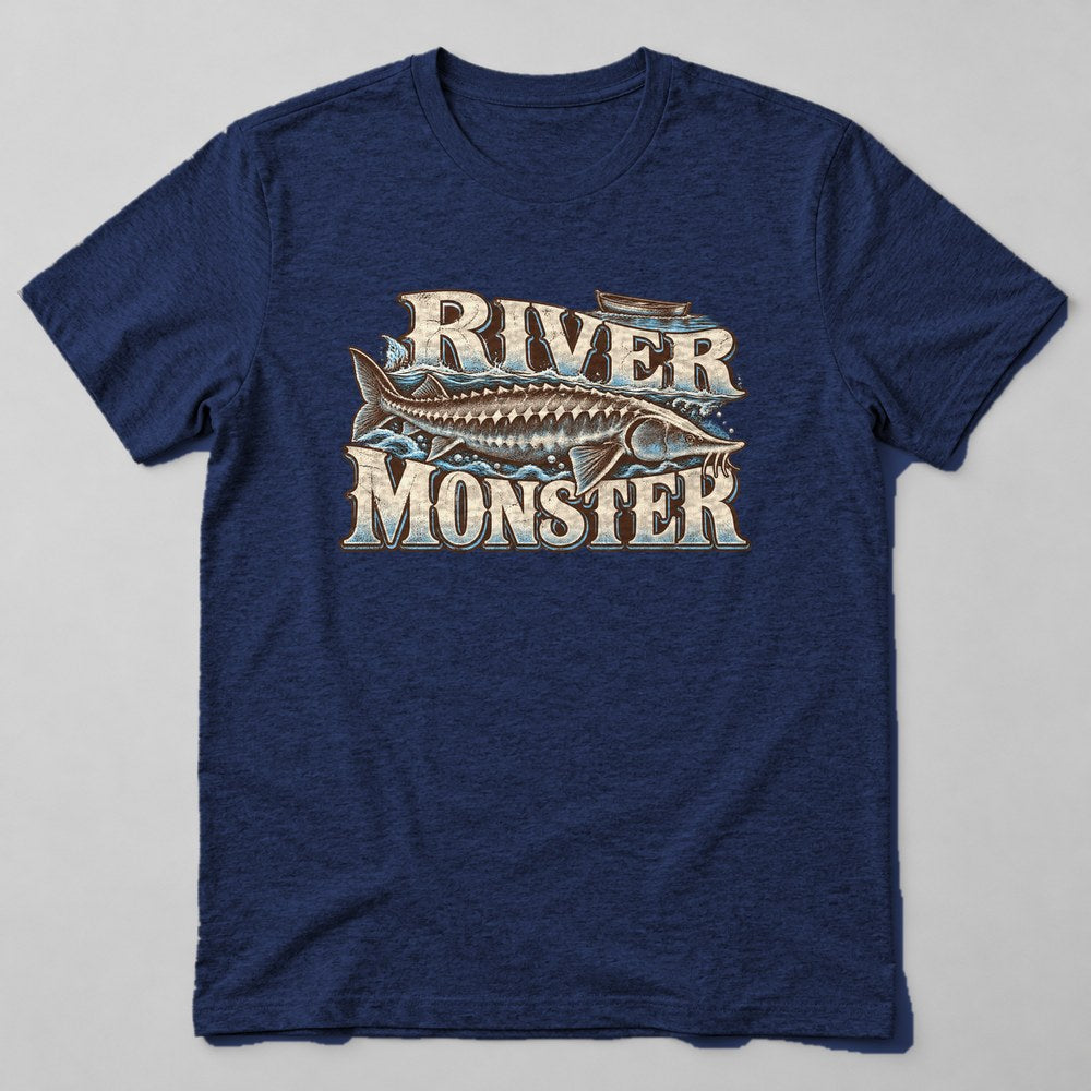 River Monster T-Shirt in Navy