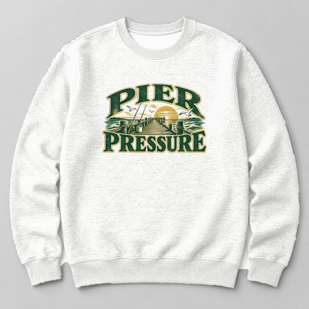 Pier Pressure Sweatshirt in White
