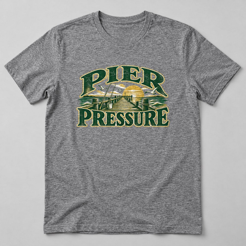 Pier Pressure T-Shirt in Heather Grey