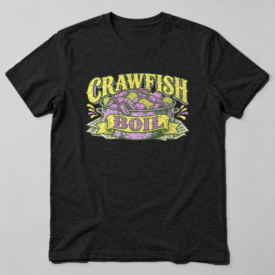Crawfish Boil T-Shirt in Black