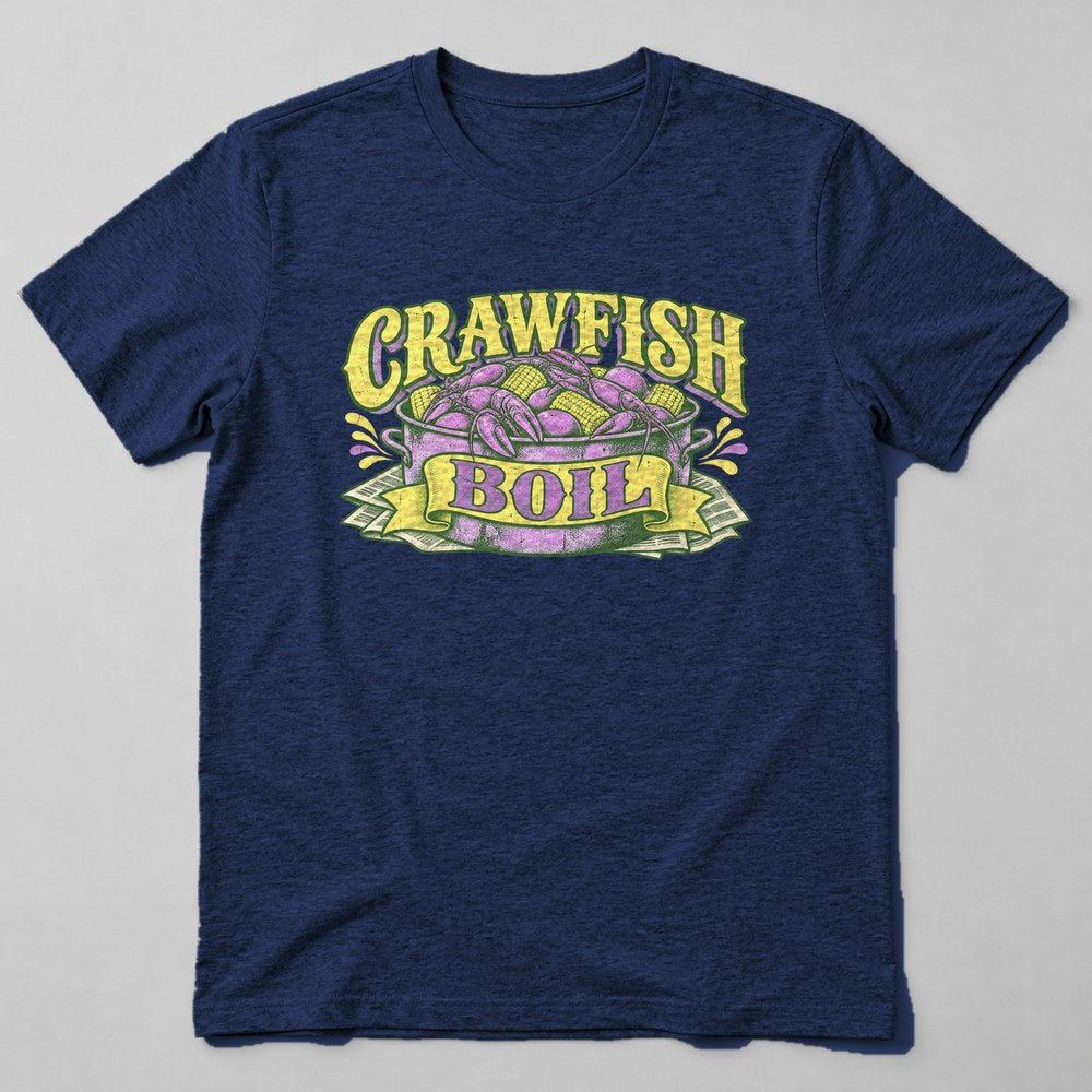 Crawfish Boil T-Shirt in Navy