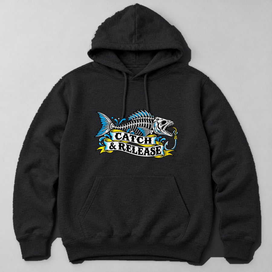 Catch & Release Hoodie in Black
