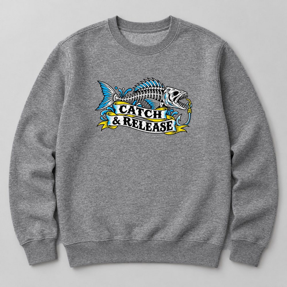 Catch & Release Sweatshirt in Heather Grey