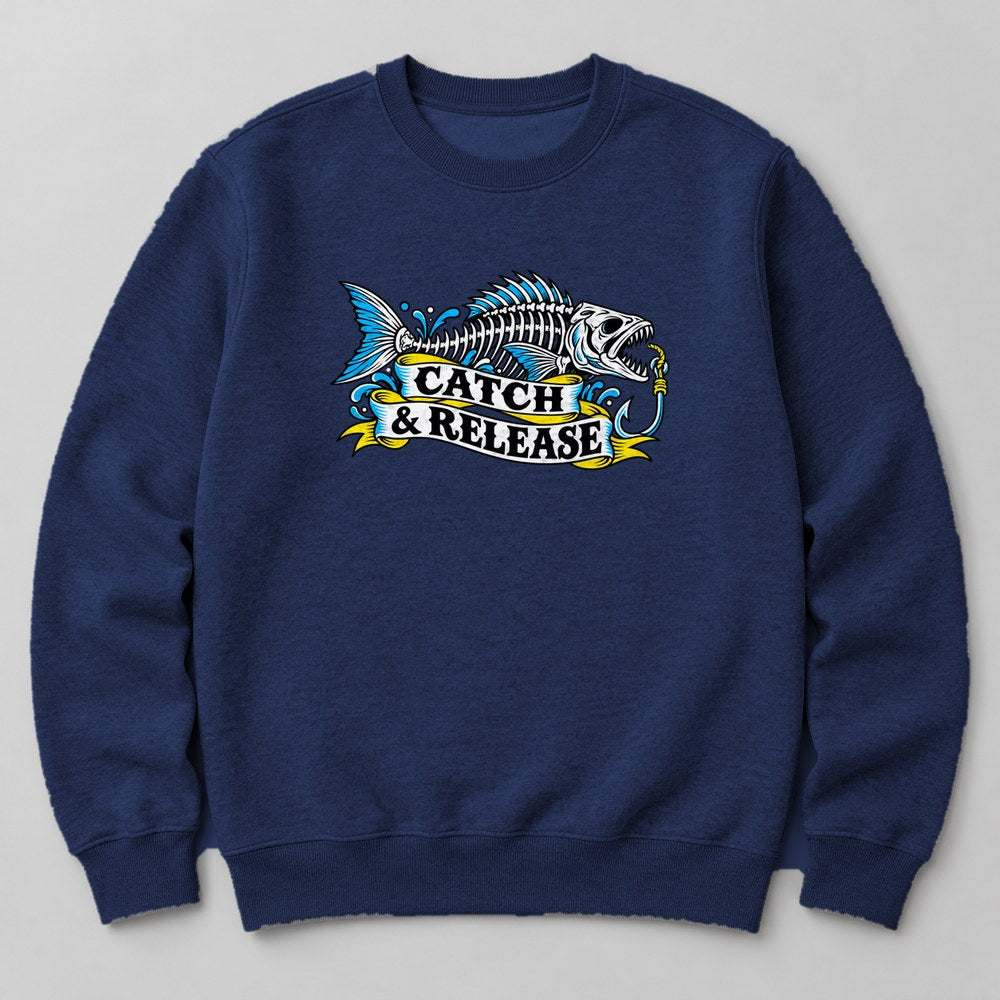 Catch & Release Sweatshirt in Navy