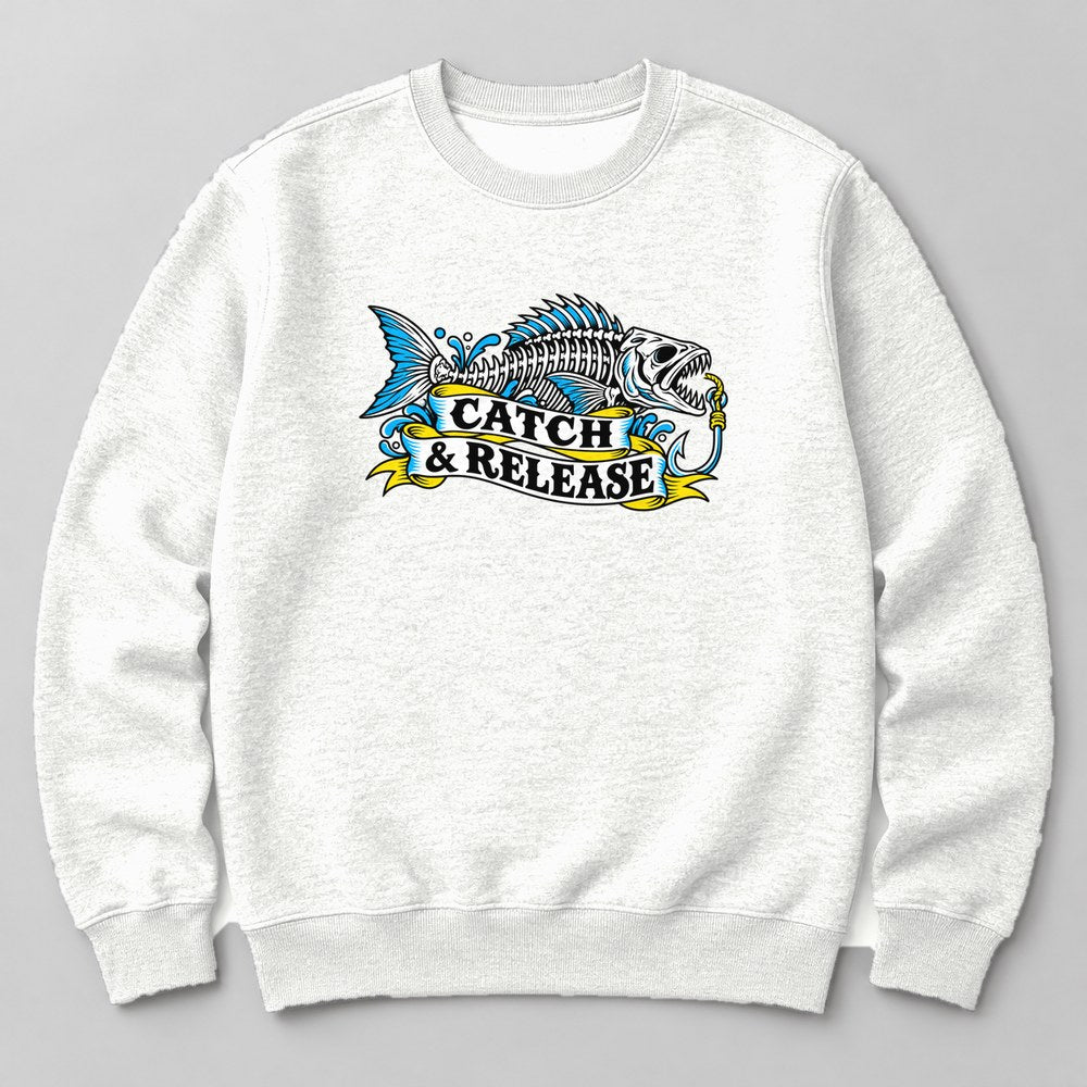 Catch & Release Sweatshirt in White