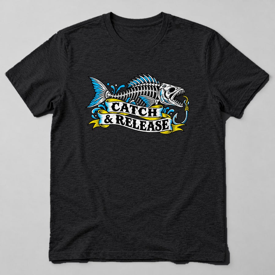 Catch & Release T-Shirt in Black