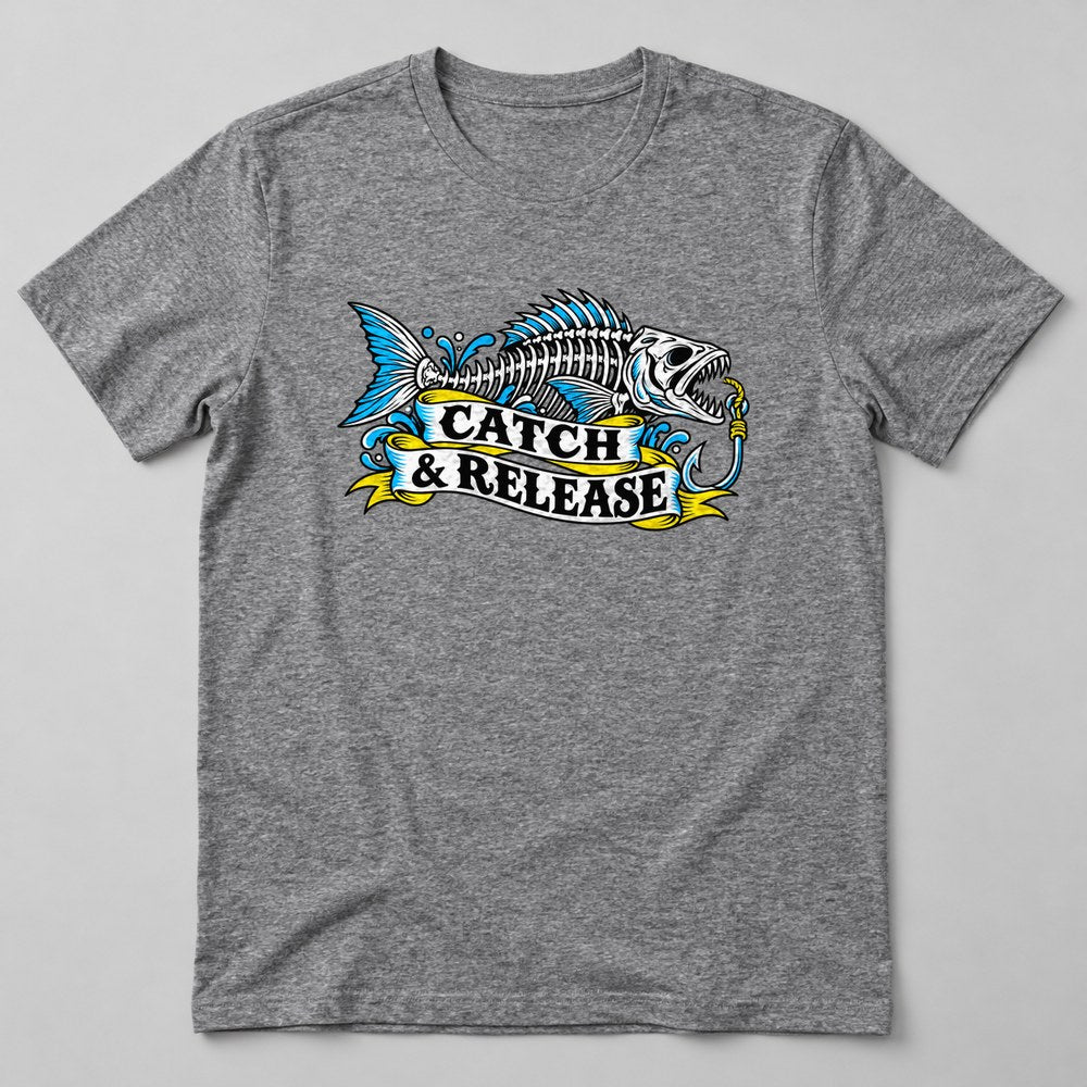 Catch & Release T-Shirt in Heather Grey