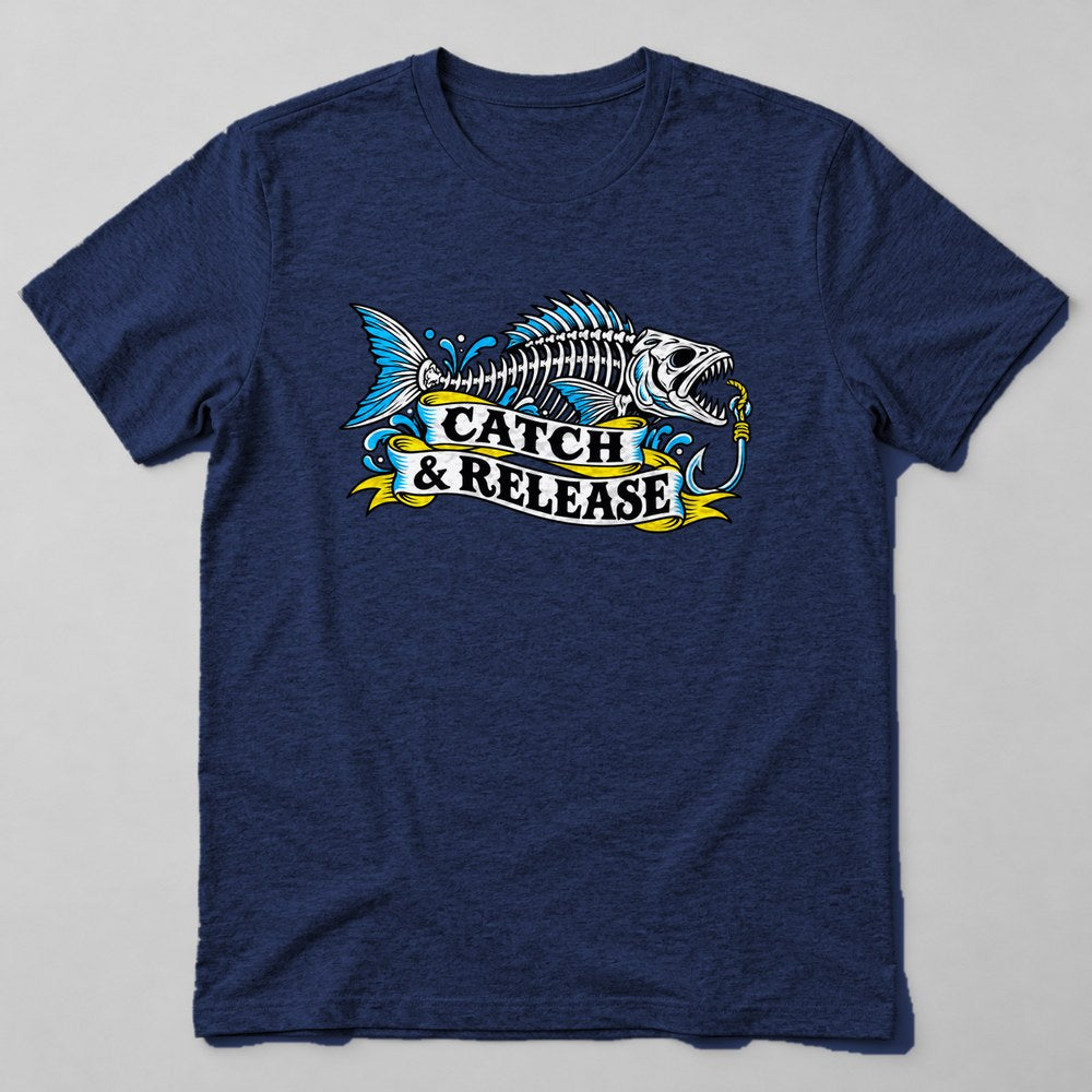 Catch & Release T-Shirt in Navy