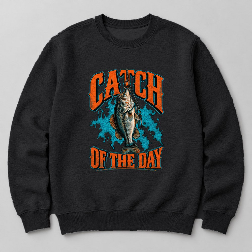 Catch of the Day Sweatshirt in Black