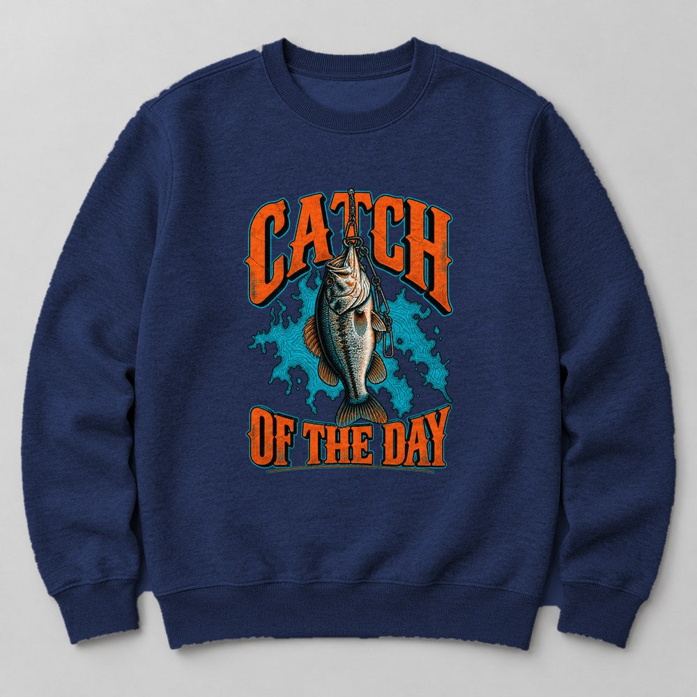 Catch of the Day Sweatshirt in Navy
