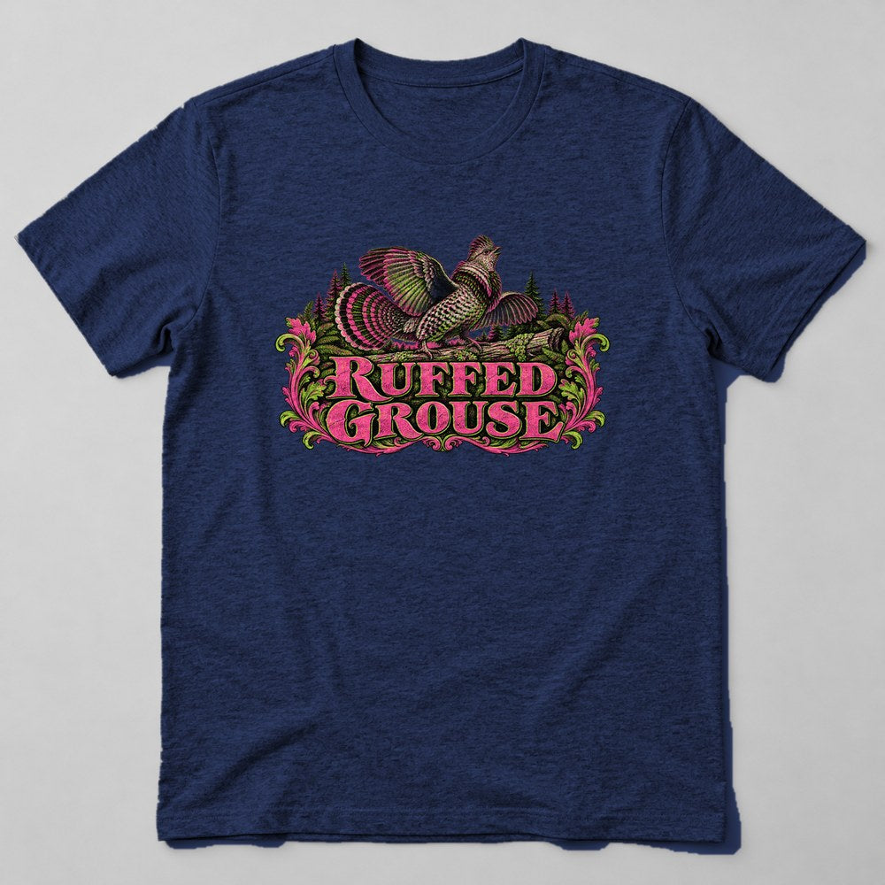 Ruffed Grouse T-Shirt in Navy