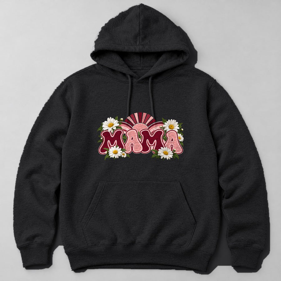 Mama Hoodie in Black