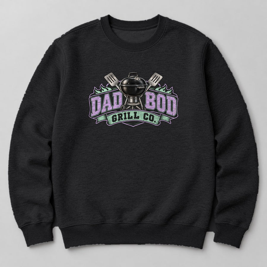 Dad Bod Grill Co. Sweatshirt in Black