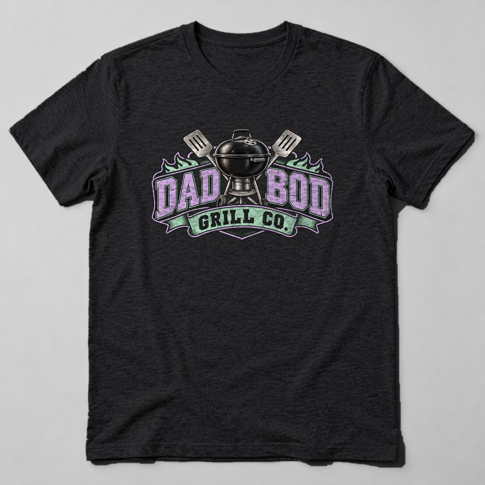 Dad Bod Grill Co. T-Shirt in Black