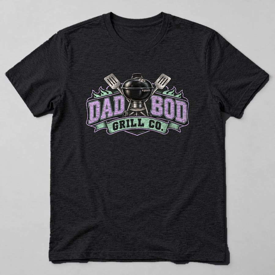 Dad Bod Grill Co. T-Shirt in Black