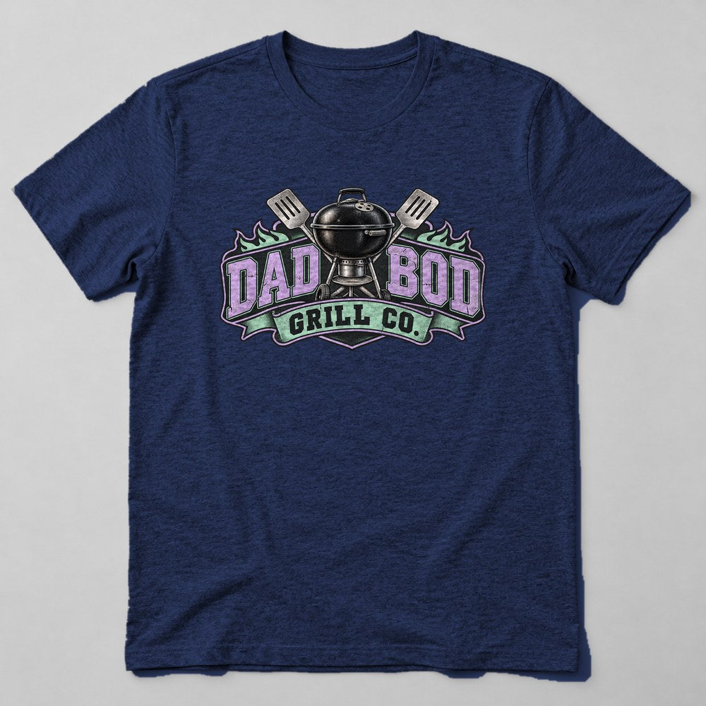 Dad Bod Grill Co. T-Shirt in Navy