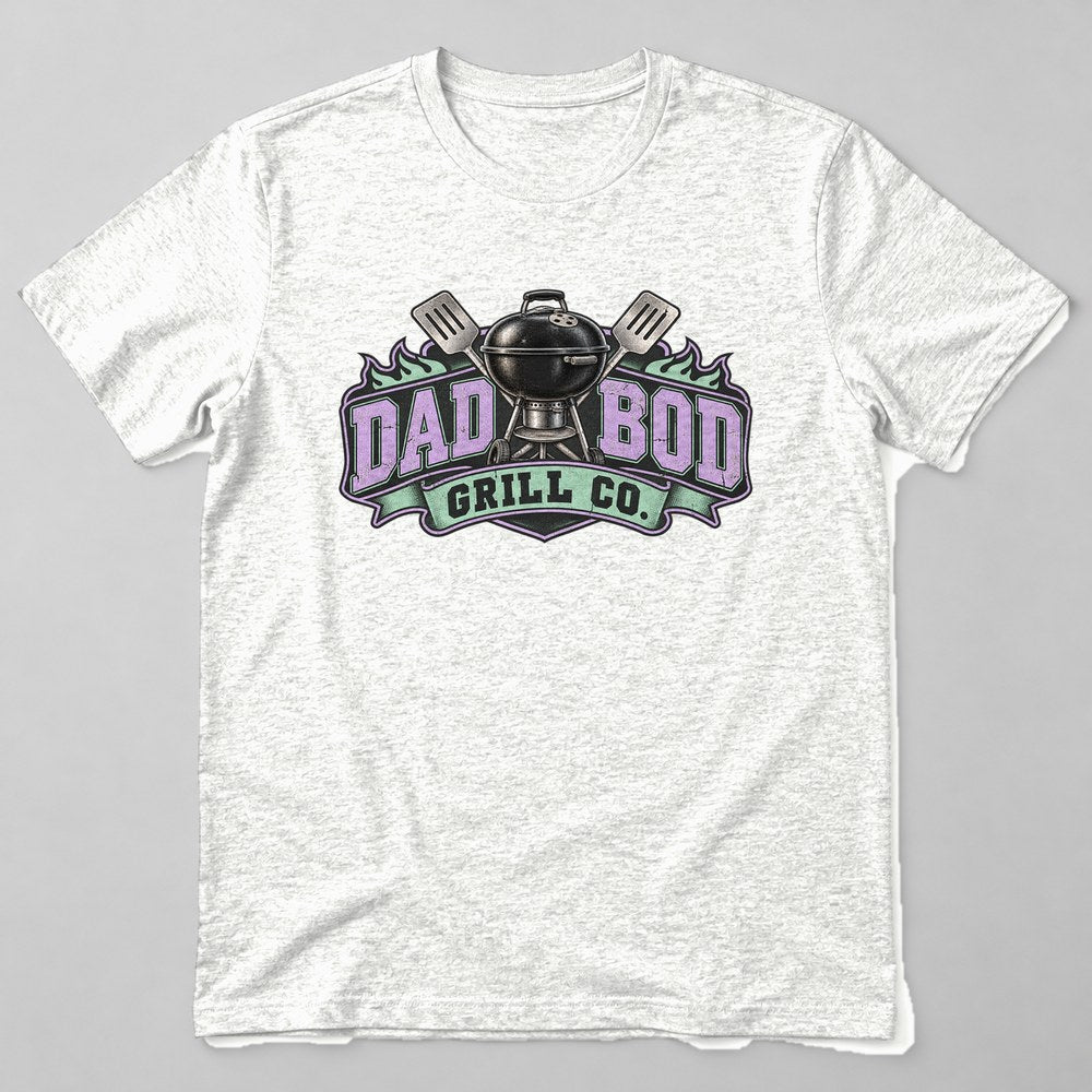 Dad Bod Grill Co. T-Shirt in White