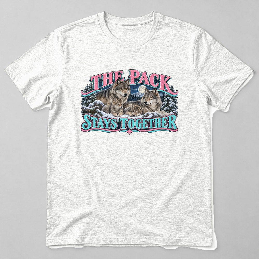 The Pack Stays Together T-Shirt in White