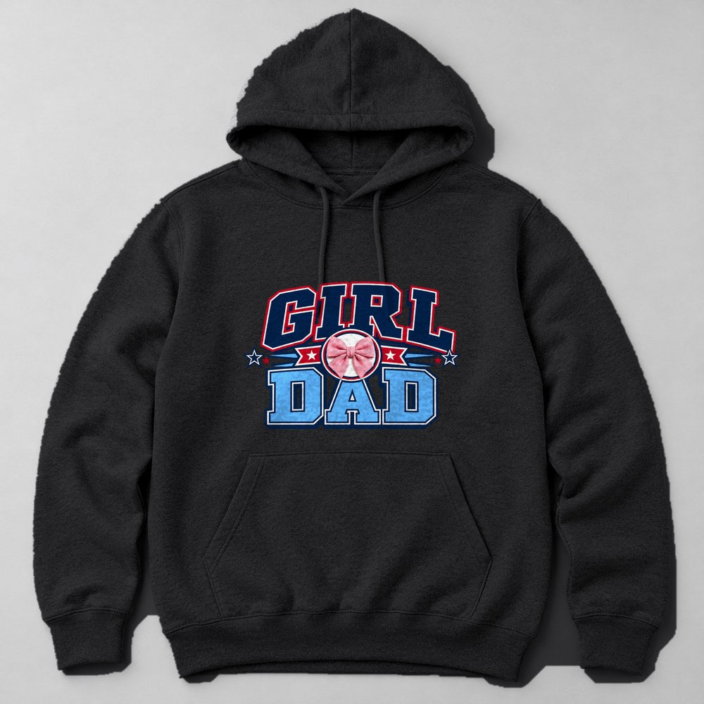 Girl Dad Hoodie in Black