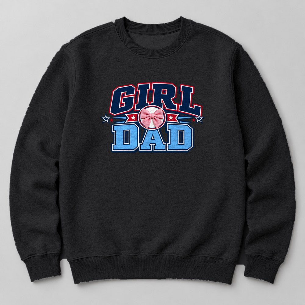 Girl Dad Sweatshirt in Black