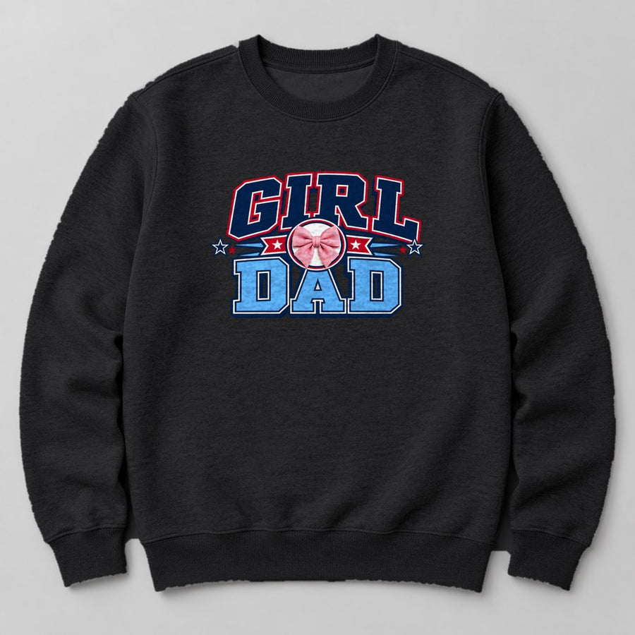 Girl Dad Sweatshirt in Black