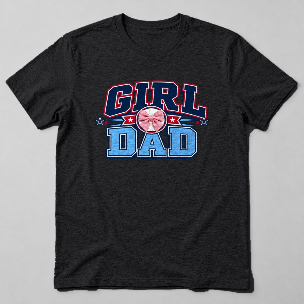 Girl Dad T-Shirt in Black
