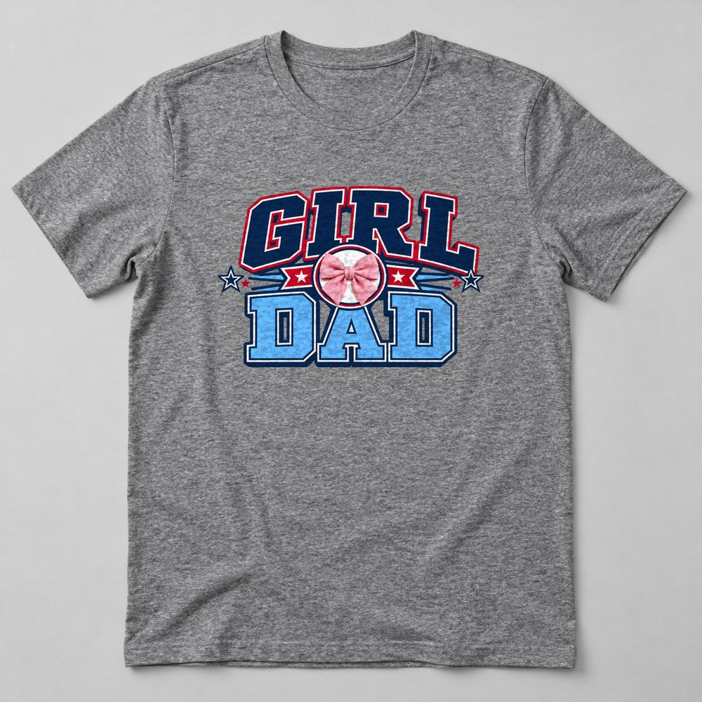 Girl Dad T-Shirt in Heather Grey