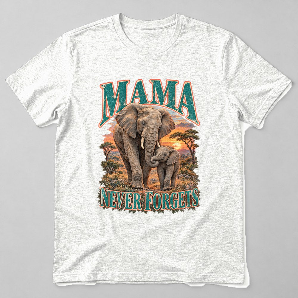 Mama Never Forgets T-Shirt in White