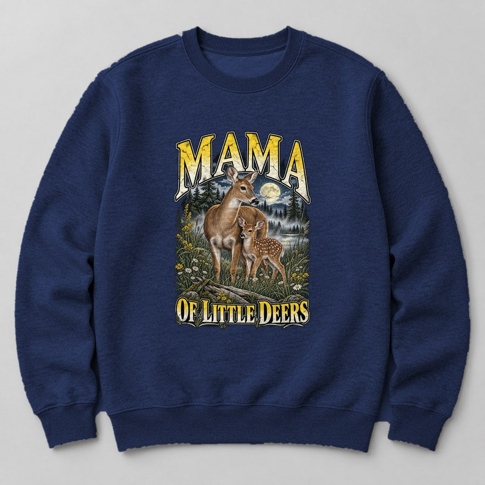 Mama of Little Deers Sweatshirt in Navy