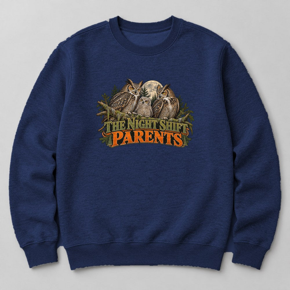 The Night Shift Parents Sweatshirt in Navy