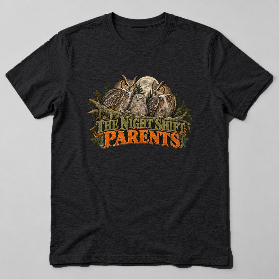 The Night Shift Parents T-Shirt in Black