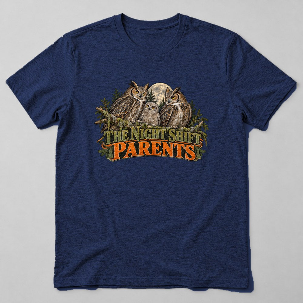 The Night Shift Parents T-Shirt in Navy