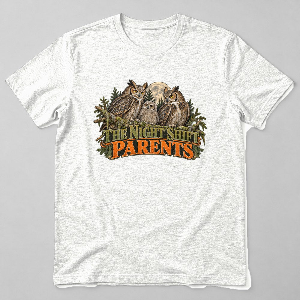 The Night Shift Parents T-Shirt in White