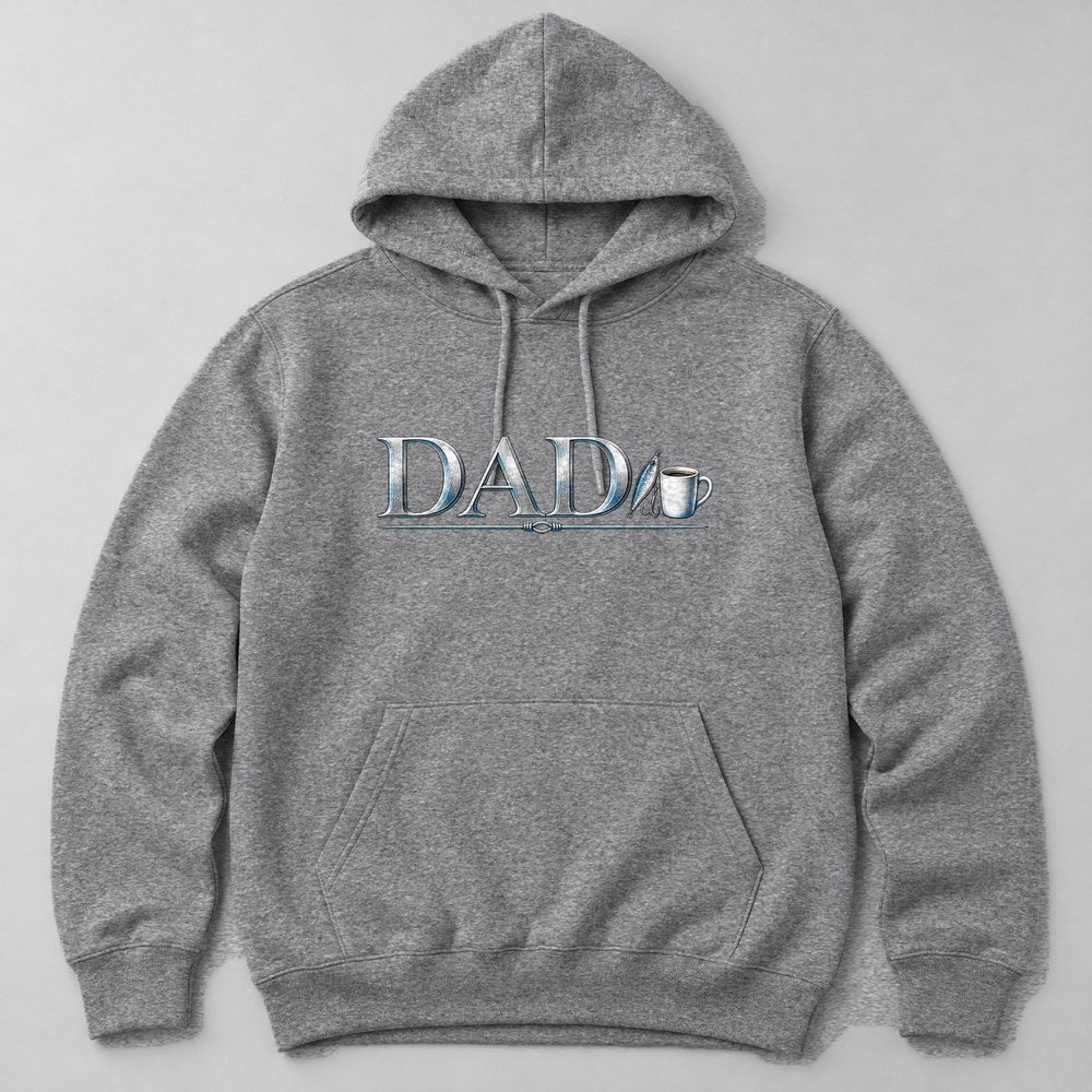 Dad Hoodie in Heather Grey